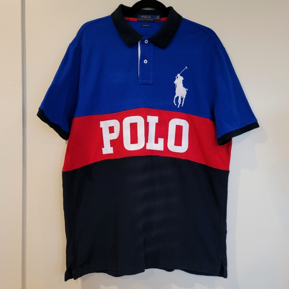 POLO Ralph Lauren Logo embroidered shirt size L